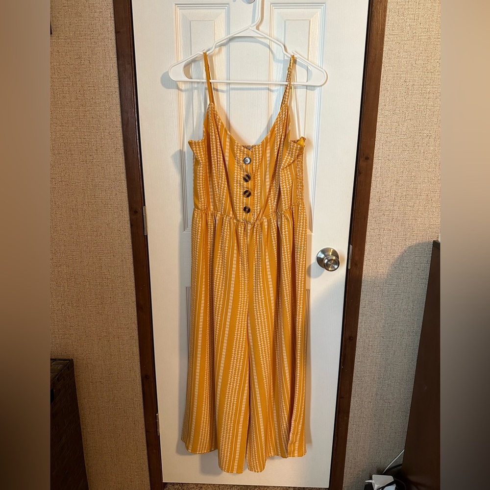 Boho Ankle Crop Length Romper